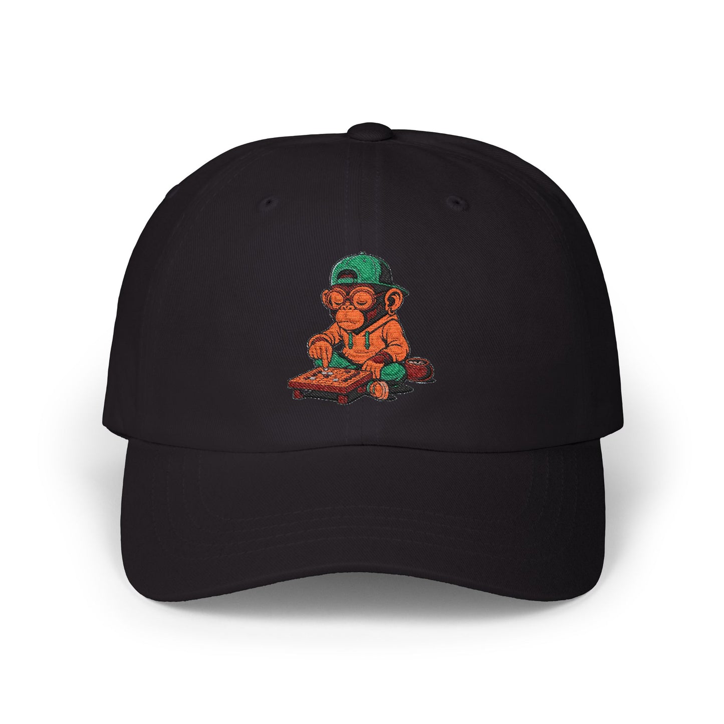 Vintage Style Dad Cap with Playful Monkey Design, Funny Gift for Dads, Summer Fashion, Casual Accessories, Unisex Headwear
