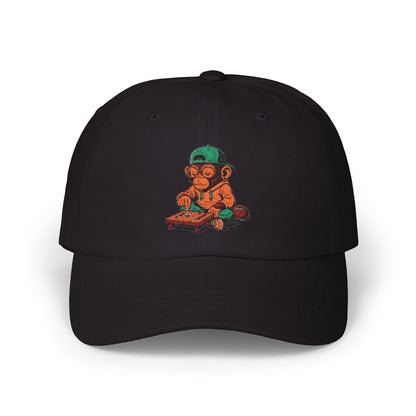 Vintage Style Dad Cap with Playful Monkey Design, Funny Gift for Dads, Summer Fashion, Casual Accessories, Unisex Headwear